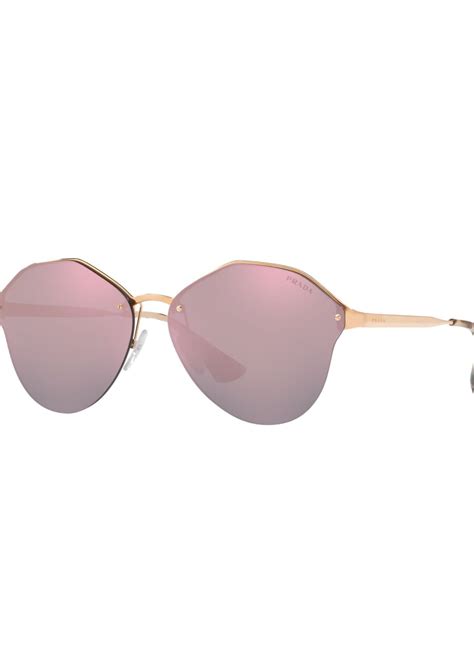 prada rimless square mirrored sunglasses|Prada sunglasses clearance.